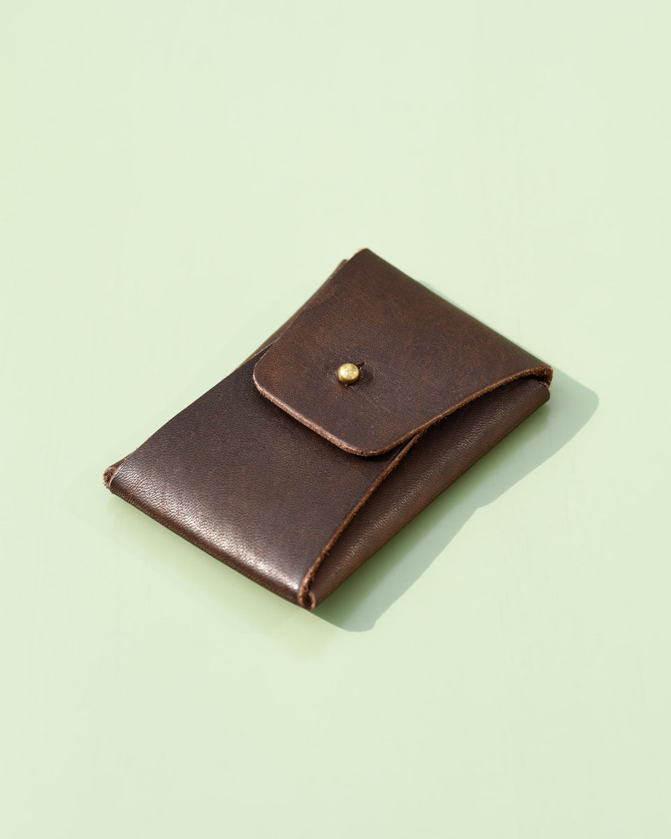 Business Card Wallet - Grommet's Leathercraft